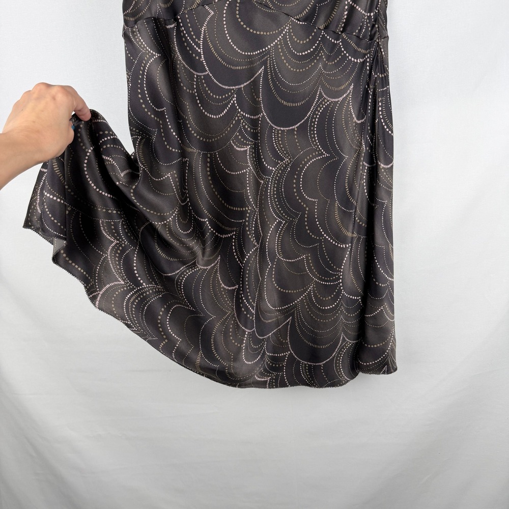 Vintage Nougat London 100% Silk Midi Skirt Whimsigoth 90s Fairygrunge Size Small - Picture 4 of 8